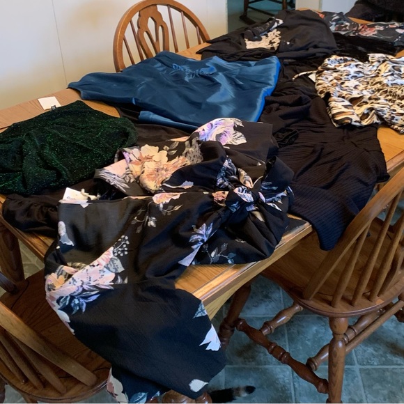 Mystery bundle includes mostly dresses, some rompers, varying sizes. - Picture 2 of 2